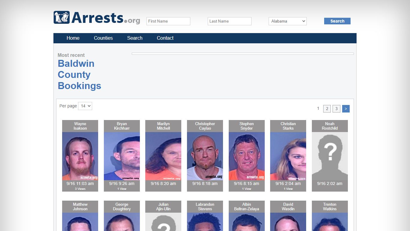 Baldwin County Arrests and Inmate Search